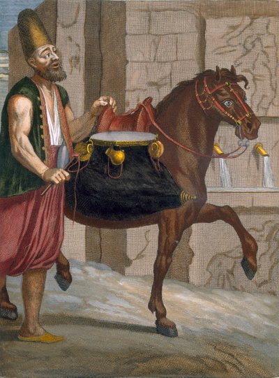 Saka, a charitable Dervish who takes water around the town by Jean Baptiste Vanmour